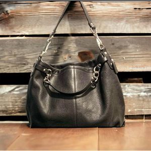 Black Coach Brooke Hobo Bag #F16618